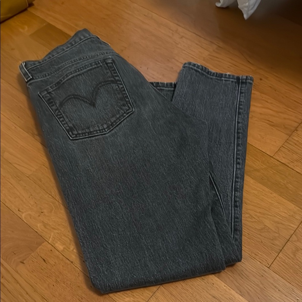 Levi's Gray Straight Jeans Classic Denim
